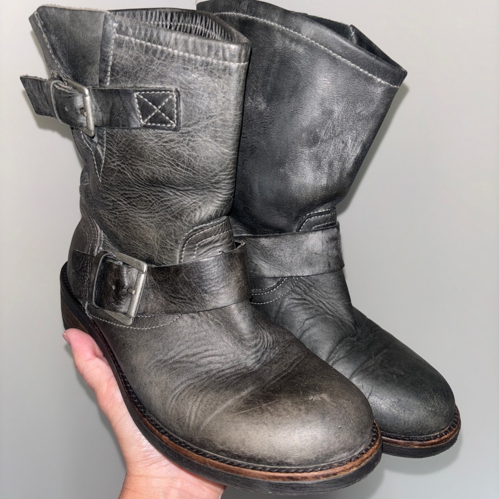 Freebird Black Leather Boots